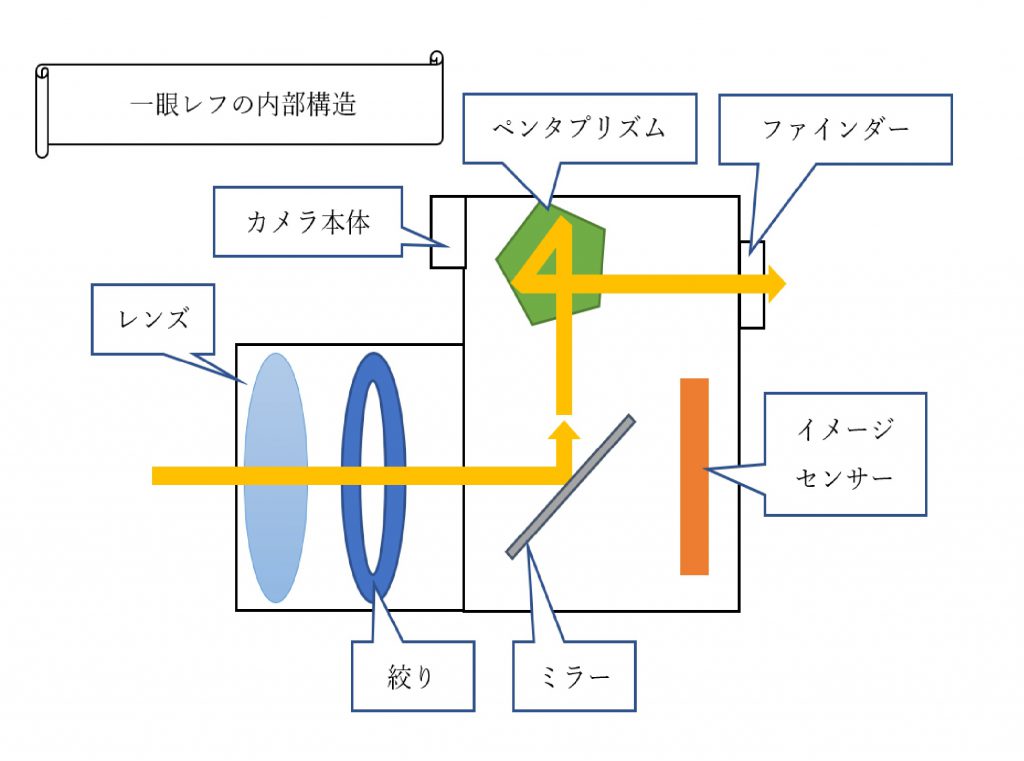 一眼レフの内部構造