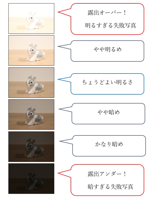 写真の明るさと暗さ